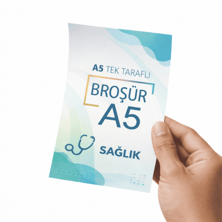 A5 Tek Taraflı Broşür