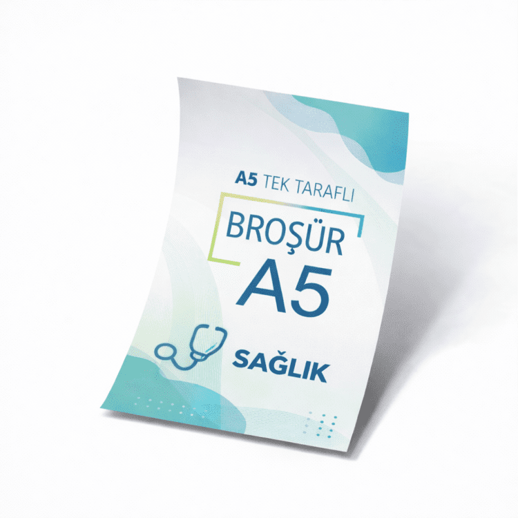 A5 Tek Taraflı Broşür