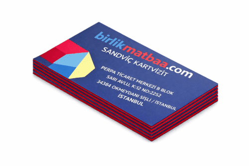 Sandviç Kartvizit 3 Katlı