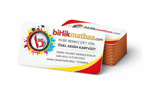 Oval Kabartma Kartvizit