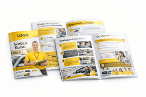 A4 Dikey 12 Sayfa Katalog Baskı