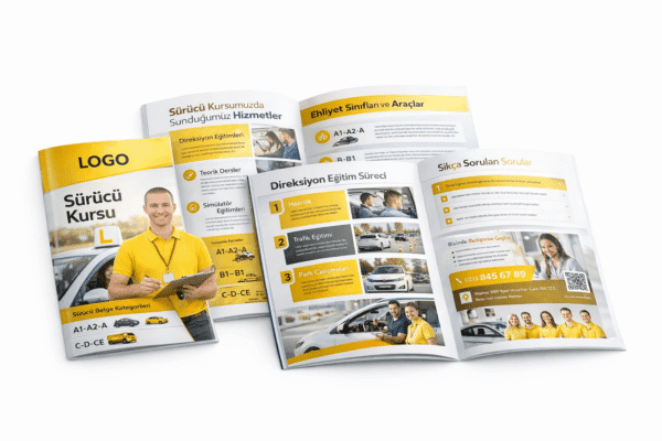 A4 Dikey 12 Sayfa Katalog Baskı