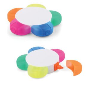 Papatya 5'li Fosforlu Kalem - Beyaz