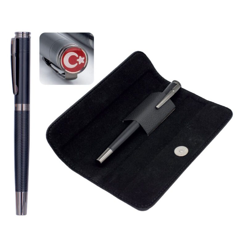 Tekli Kılıflı Roller Kalem - Siyah