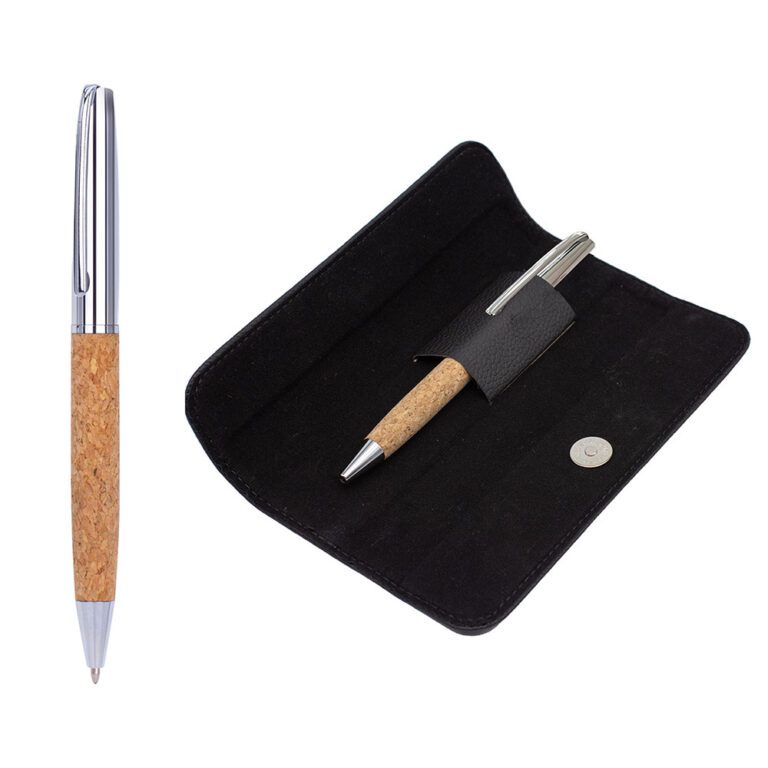 Tekli Kılıflı Tükenmez Kalem - Bambu