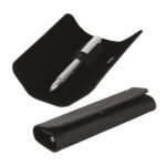 Suni Deri Tekli Kalem Kutusu - Siyah