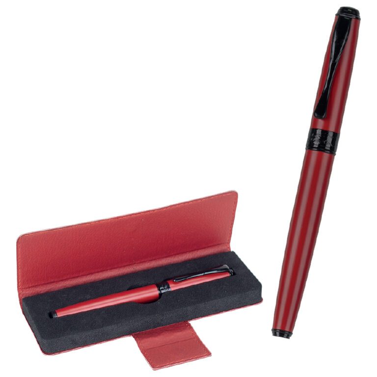 Kutulu Roller Kalem - Kırmızı