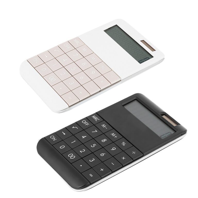 12 Haneli Hesap Makinesi - Siyah