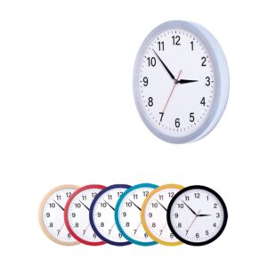 Plastik Duvar Saati - Beyaz