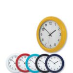 Plastik Duvar Saati - Beyaz