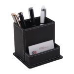 Suni Deri Kalemlik - Siyah