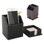 Suni Deri Kalemlik - Siyah