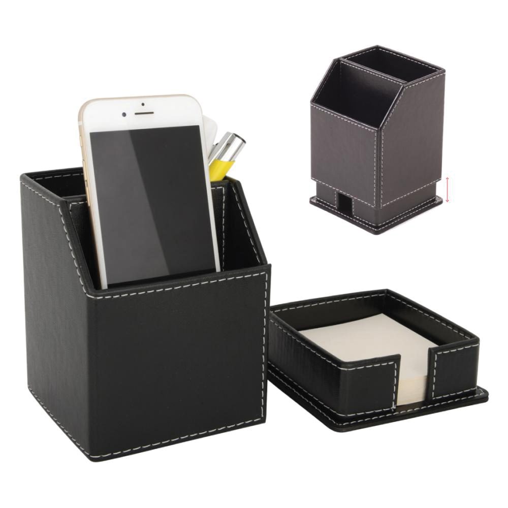 Suni Deri Kalemlik - Siyah