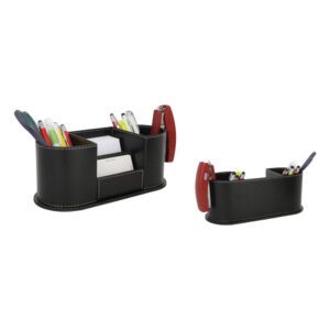 Suni Deri Kalemlik - Siyah