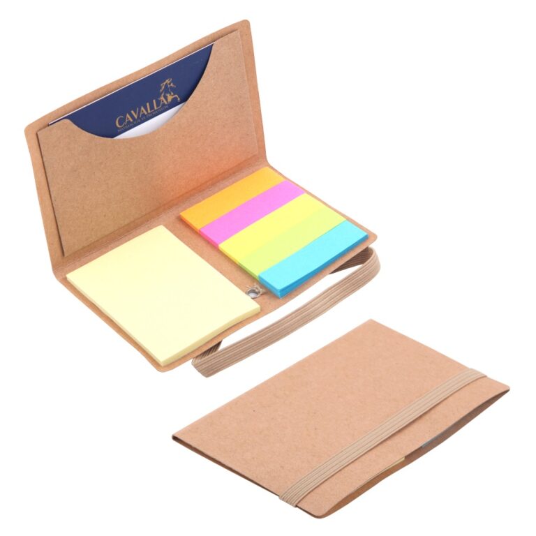 Geri Dönüşümlü Lastikli Cep Notluğu - Kraft