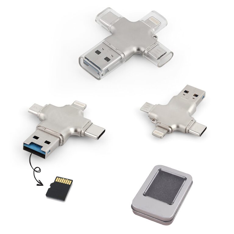 16 GB Metal USB Bellek - Gümüş / 16 GB