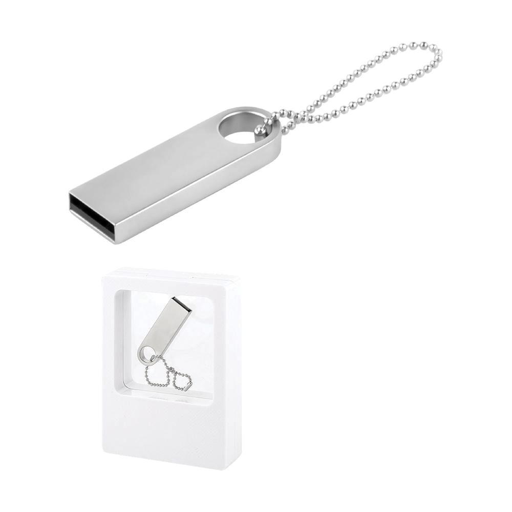 USB 3.0 Bellek 16 GB Metal Anahtarlık - Gümüş / 16 GB