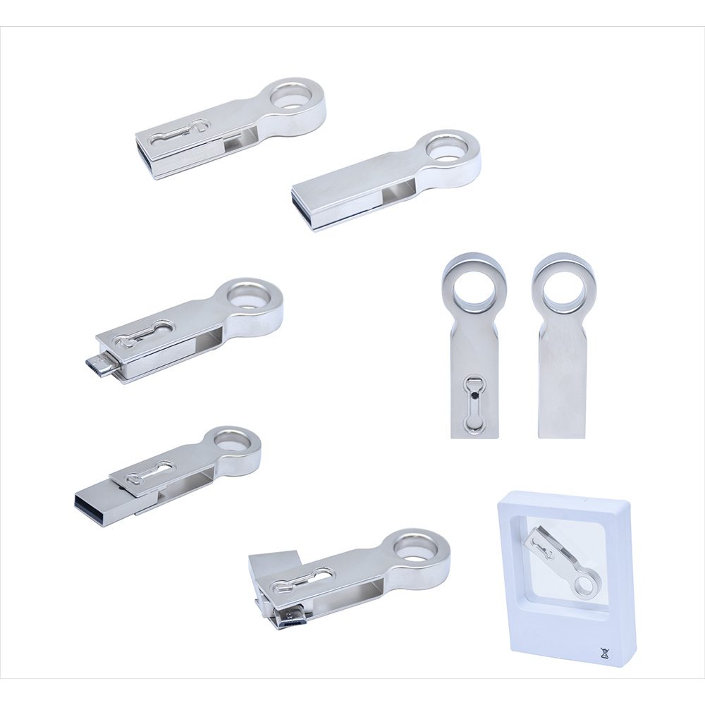 8 GB Metal USB Bellek - Gümüş / 8 GB