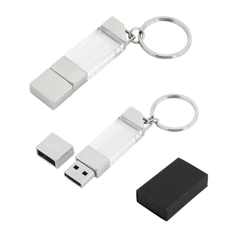 8 GB Kristal USB Bellek - Gümüş / 8 GB