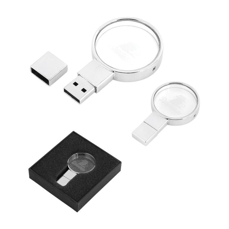8 GB Kristal USB Bellek - Gümüş / 8 GB