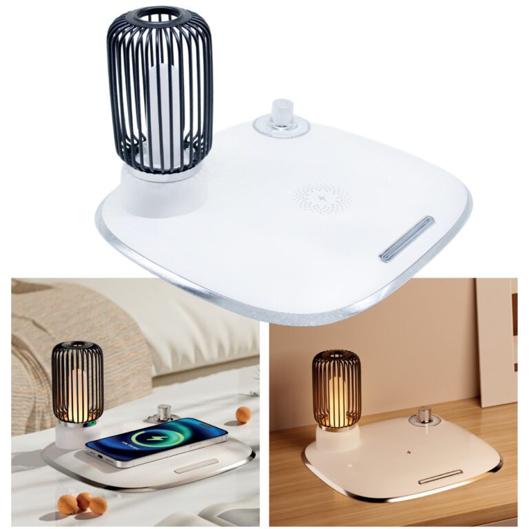 2'si 1 Arada Wireless Şarj Cihazı - Beyaz