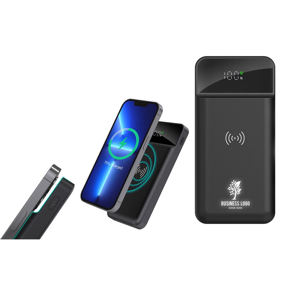 Powerbank 10000 mAh Mobil Şarj Cihazı - Siyah