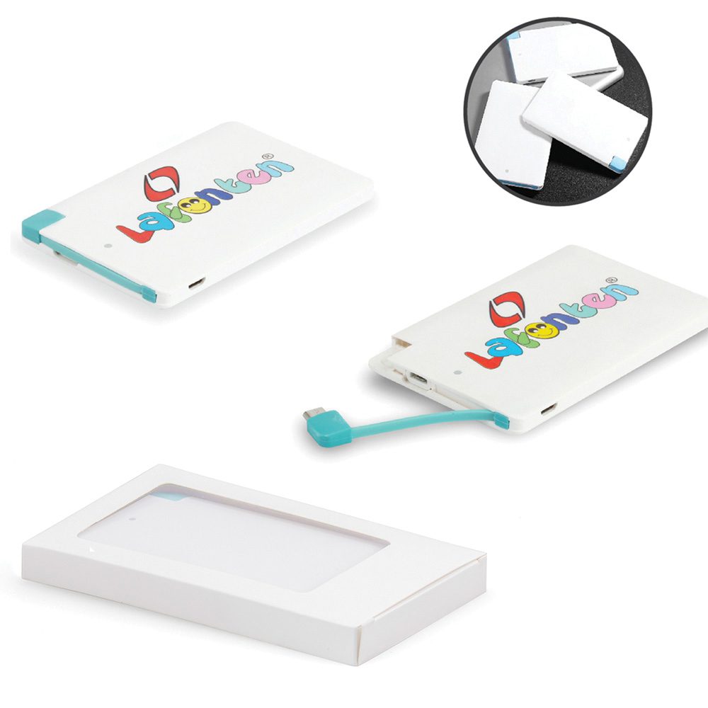 2500 mAh Power Bank Mobil Şarj Cihazı - Beyaz