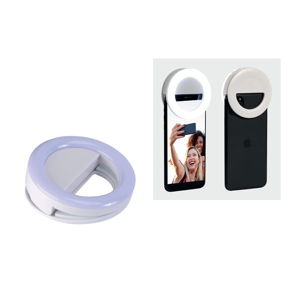 Klipsli Selfie LED Işık - Beyaz