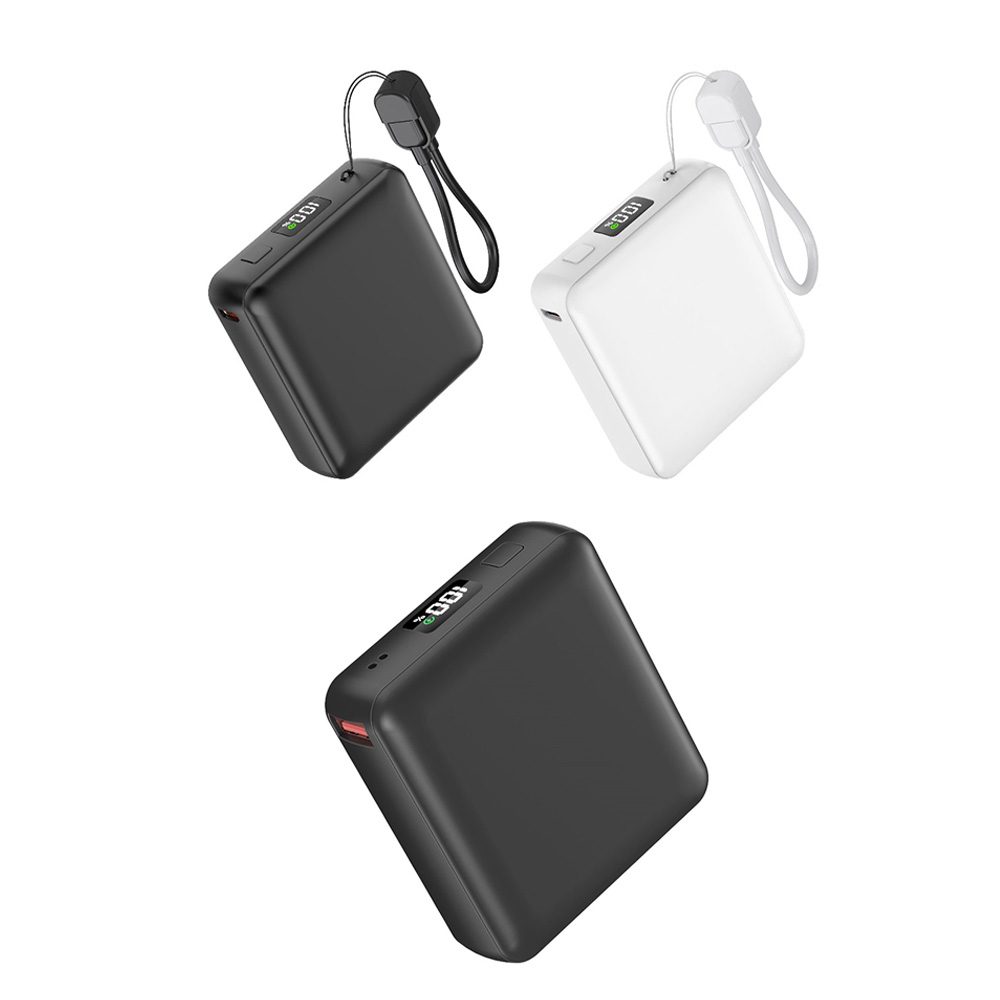 Powerbank 10000 mAh Mobil Şarj Cihazı - Beyaz