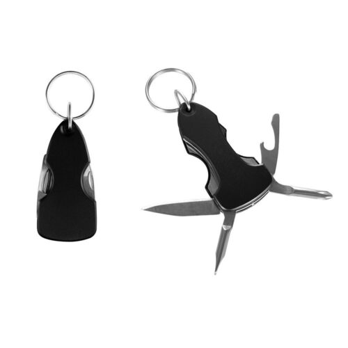 Çok Fonksiyonlu Anahtarlık - Siyah