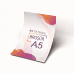 A5 Tek Taraflı Broşür