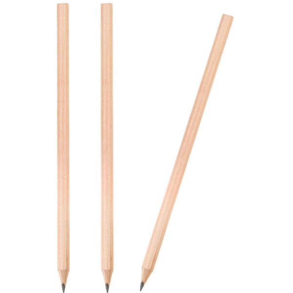 Köşeli Naturel Kurşun Kalem - Naturel